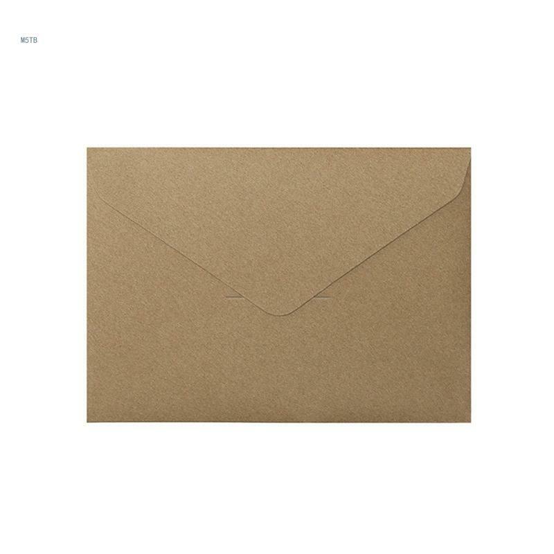 Enveloppes en papier à rabat en V, 20 pièces, pour Invitations, Notes, lettres, envoi professionnel, enveloppes colorées,