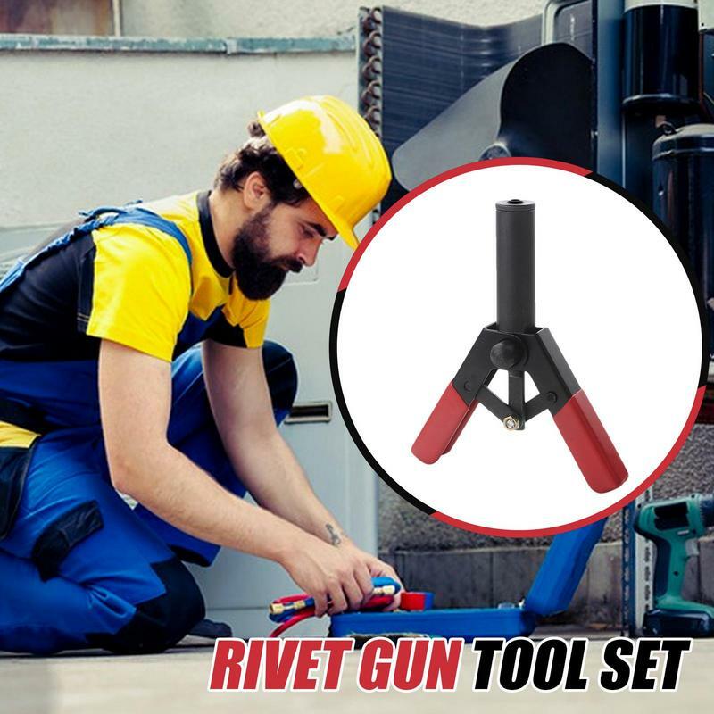 Rivet Tool Rivet Nut Tool With 40Pcs Nylon Blind Rivets Automotive Riveting Tool Rivet Nut Tool Riveter Tool For Metal Wood