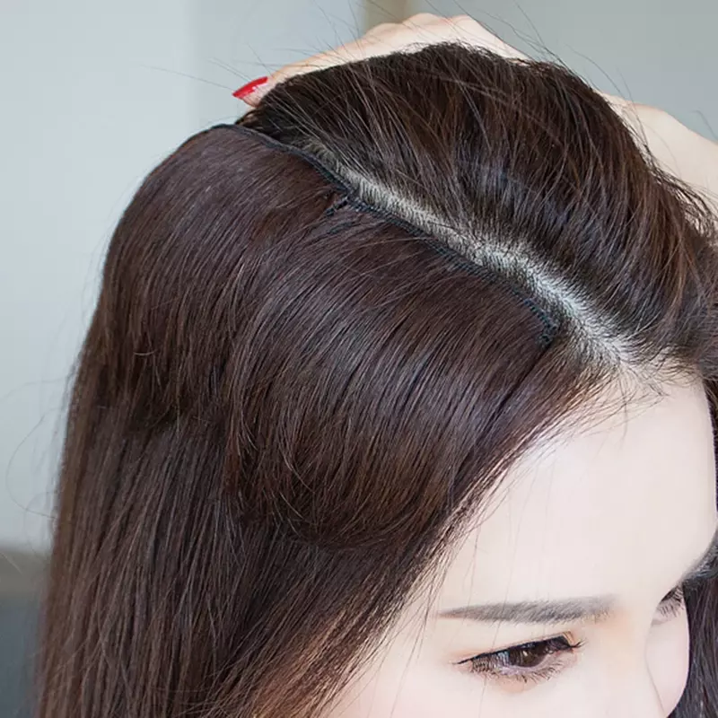 Naturalna grzywka spinka do włosów syntetyczna sztuczna grzywka naturalna sztuczna treska do włosów dla kobiet spinka I