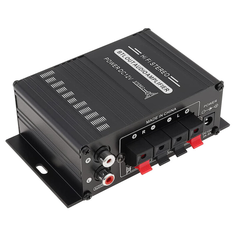 Power Amplifier Audio Karaoke Home Theater Amplifier 2 Channel Kelas D Amplifier USB/SD AUX Input