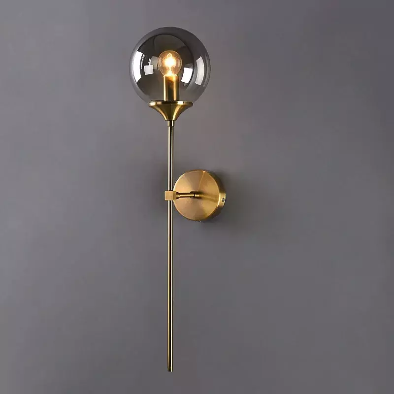 Lampada da parete nordica lampade da parete moderne a Led per soggiorno camera da letto decorazioni per la casa comodino lampade da parete in oro luce a specchio per bagno
