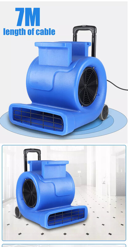 Ventilador de ar molhado automático elétrico da limpeza do tapete do assoalho, Shell plástico