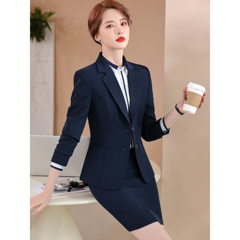 1502 Suit Suit Female Work Clothes Business Wear Fashionable Temperament Ol Workplace Interview Formal Wear Work Suit Workwear