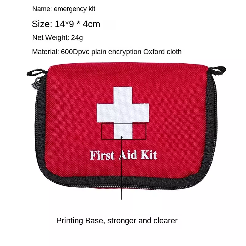 Lightweight Outdoor Emergency Kit Portable Medical Case Hiking Camping Survival Travel Emergency First Aid Empty Bag