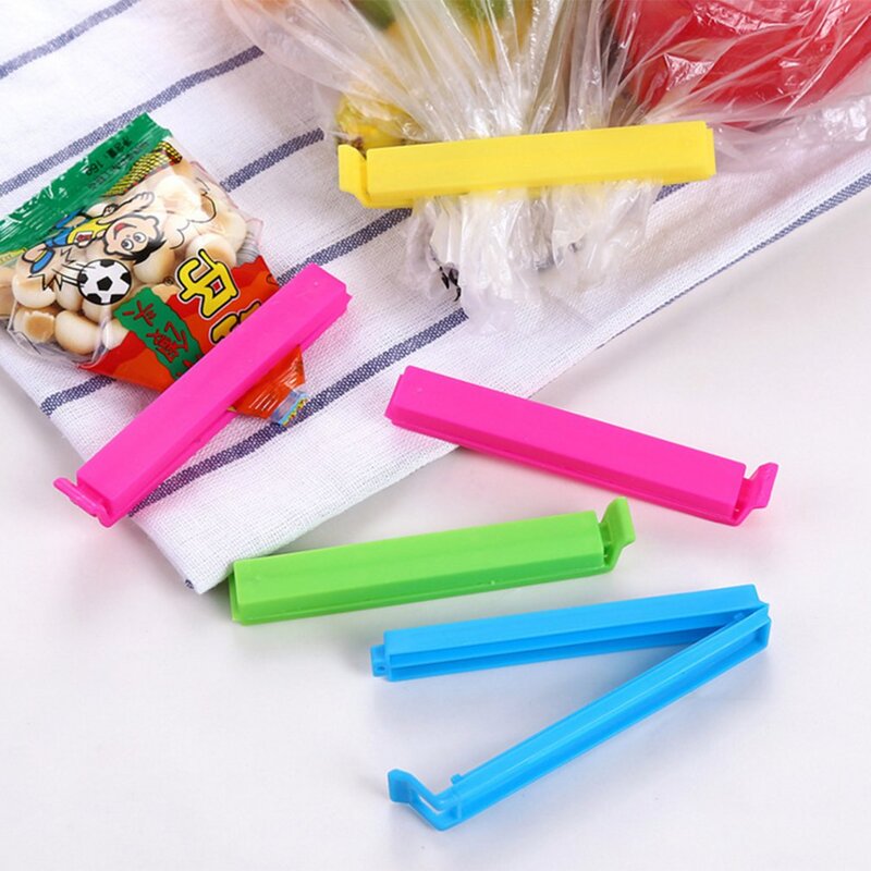 NEW Portable Kitchen Storage Food Snack Seal Sealing Bag Clips Sealer Plastic Tool Kitchen Accessories Bag Clips