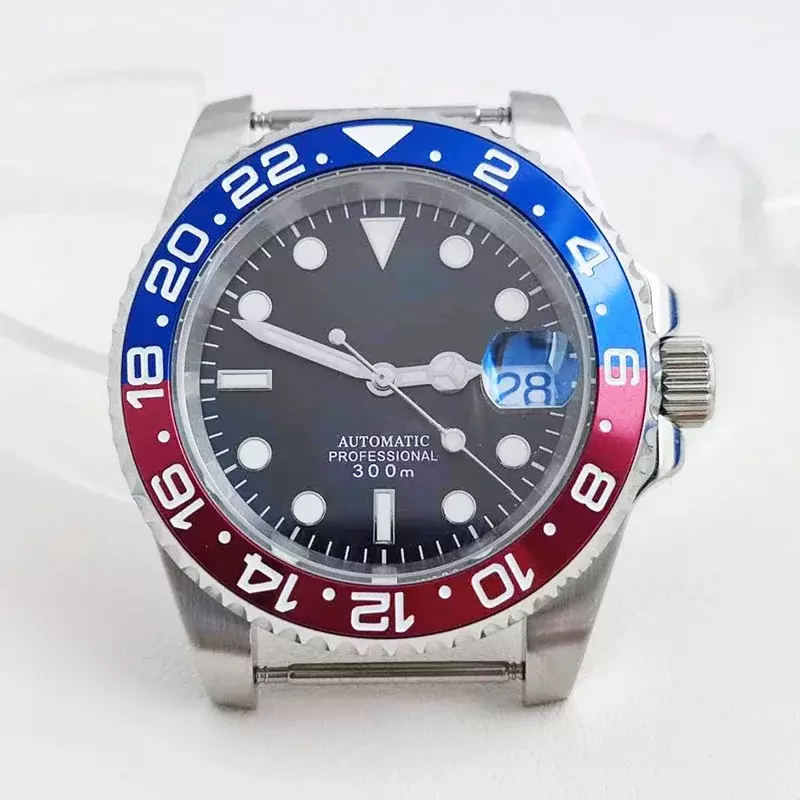 Sapphire Glass Case para Sub Gmt, Dial Hands, Stainless Steel Strap, Movement Watch Parts, Acessórios de Montagem, Aaa, 40mm, NH35