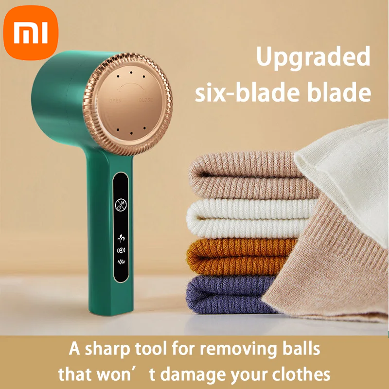 เครื่องกำจัดขนไฟฟ้า Xiaomi USB ชาร์จไฟได้เครื่องโกนขนเม็ดเล็กแบบพกพาเครื่องกำจัดขนแบบลูกบอล