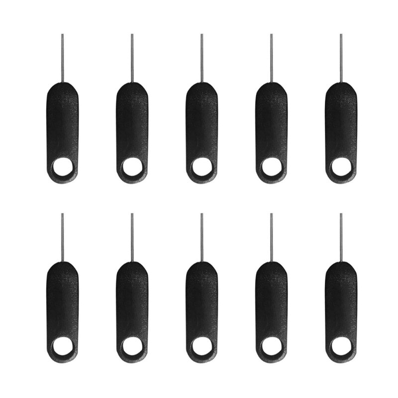 10Pcs Universal SIM Card Remover SIM Card Tray Opening Tool Stainless Steel Eject Pin Tools Needle Opener Ejector