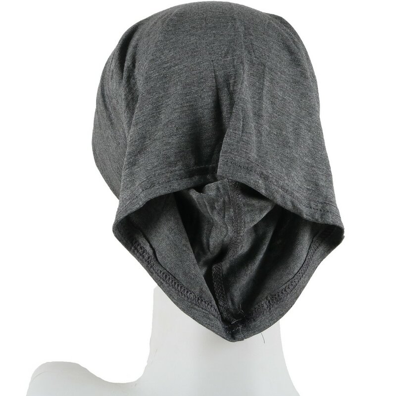 Light Viscose Rayon Shawl One Set Thin Plain Hijabs With Caps High Quality Muslim Fashion Head Scarf Headwraps Islam 185x85cm