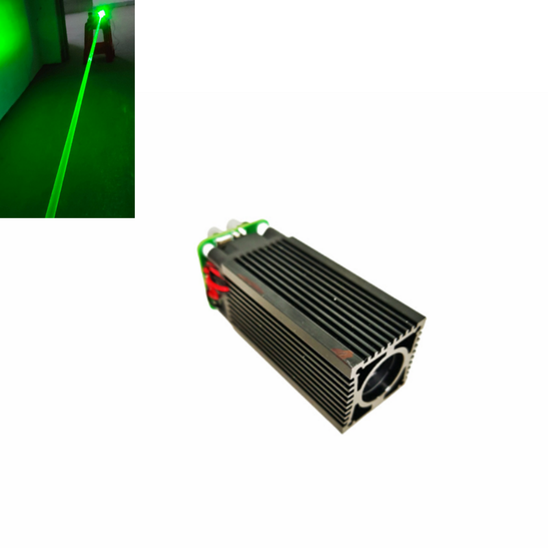 Lampu kasar 520nm, 300/800/1000mw, pemosisian cahaya hijau, lampu laser keluar dari ruang rahasia