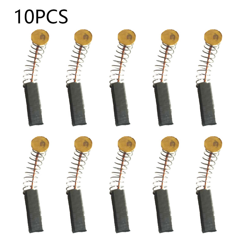 New Useful Carbon brush Electric Metal Universal Motor 10* 10pcs 15mm x 10mm x 6mm Accessories Black with Gold