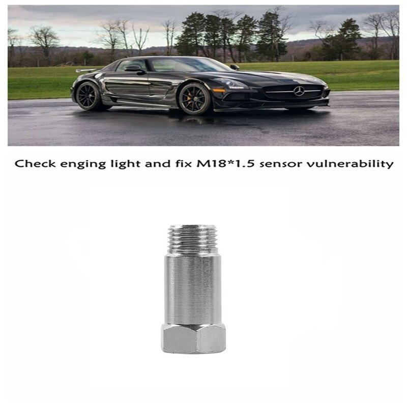 CEL Fix Sauerstoff Sensor Check Engine Licht Eliminator O2 Sensor Schutzhülle Stecker Adapter M18 x 1,5 Auto Zubehör P0420 p0430
