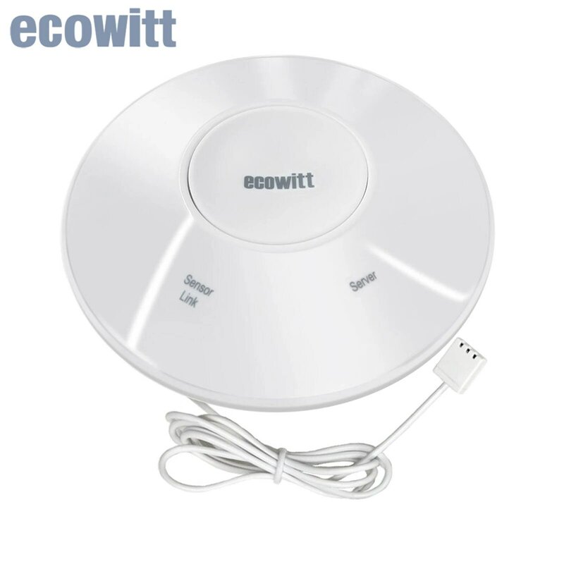 Ecowitt – Hub Wi-Fi GW2000 Gateway pour Station météo Wittboy, avec baromètre intégré et capteur thermomètre/hygromètre