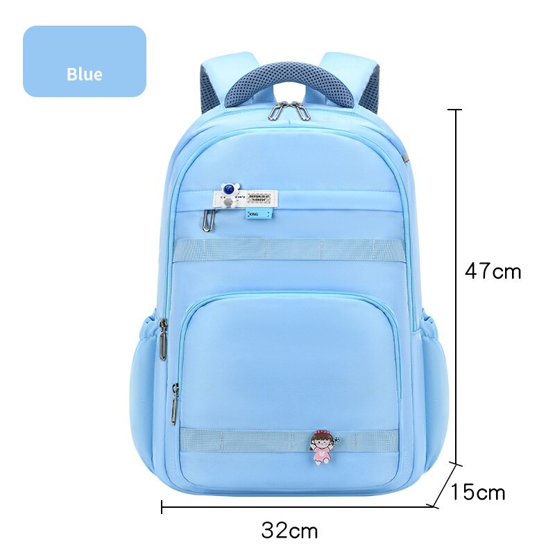 Школьный рюкзак из ткани Оксфорд с несколькими карманами, водонепроницаемый дорожный Повседневный ранец, школьная сумка для подростков, студентов