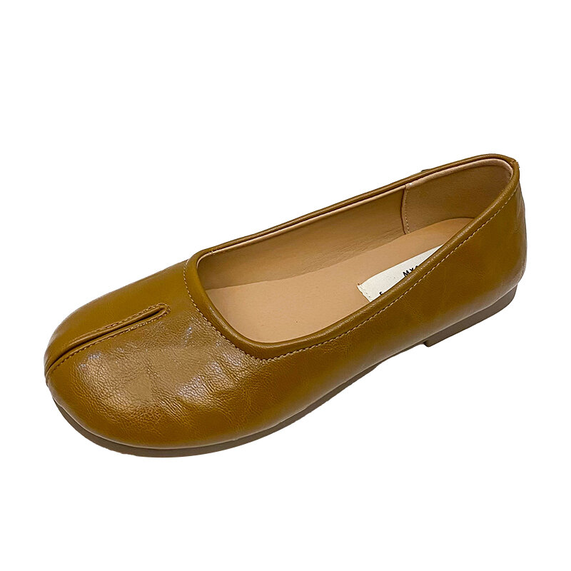Zapatos de suela blanda poco profundos para mujer, mocasines informales blancos sin cordones, cómodos y ligeros