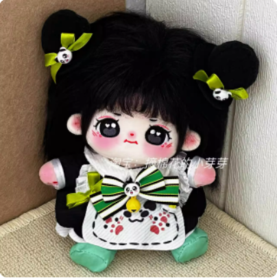 Cute Sweet Cute Black Panda Series Dress No accent 20cm Clothes Costume Outfit Cosplay Kawaii abbigliamento regalo di compleanno