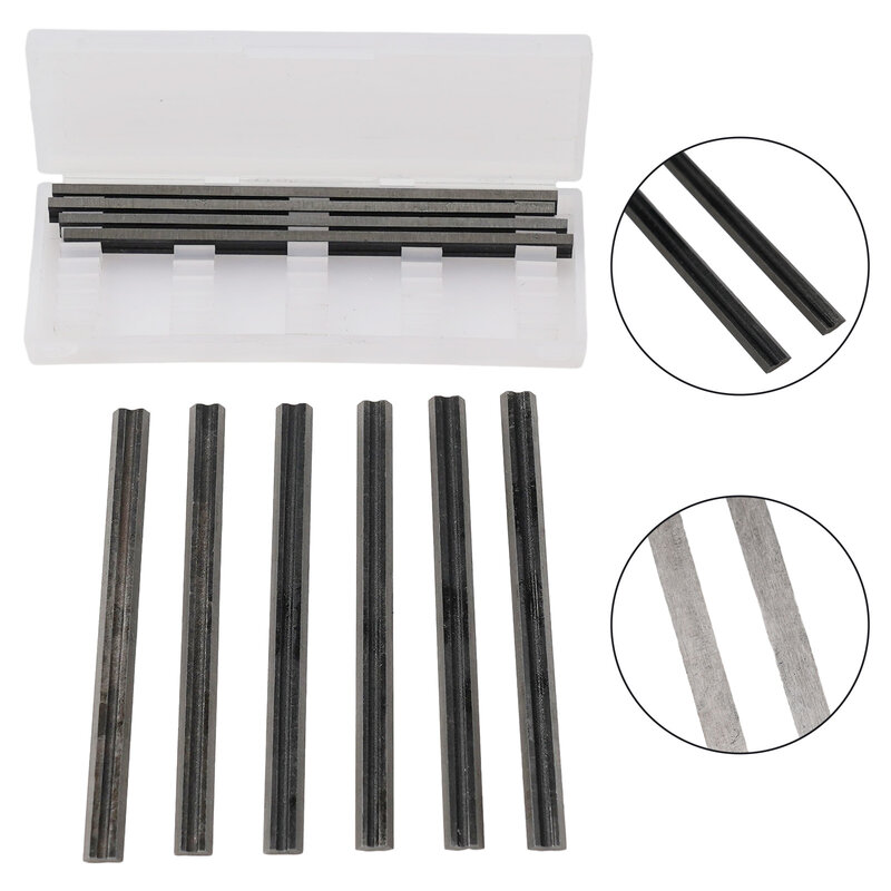 10pcs Electric Planer Blades Hard Alloy Planer Woodworking Machinery Parts For Makita Electric Handheld Wood Planer Power Tools