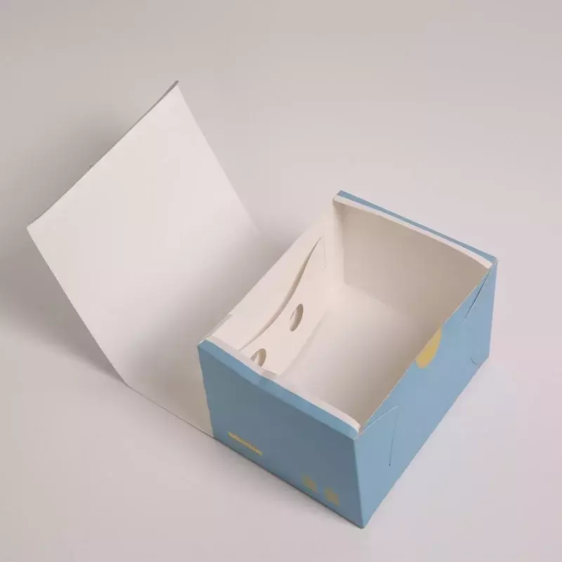 กล่องแซนวิชและบรรจุภัณฑ์กล่องเค้กกล่องข้าวกลางวันกระดาษแบบใช้แล้วทิ้งดีไซน์แบบกำหนดเอง