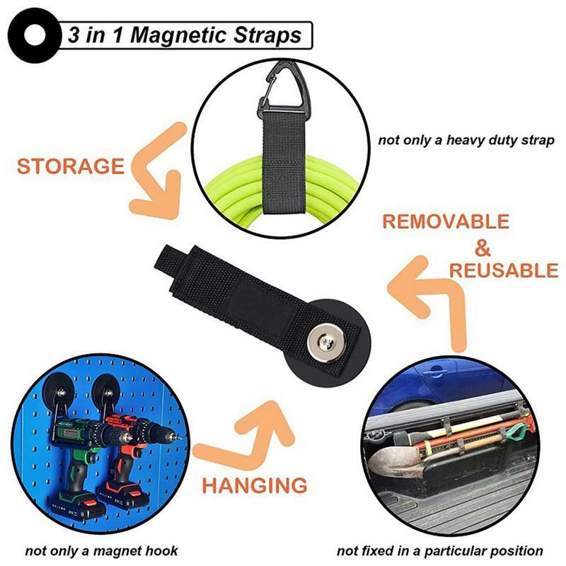 Strong Magnetic Hooks Multi-Purpose Storage Hooks Practical Load Bearing buvkle For Home Kitchen Bar Storage Key Coat Hanging