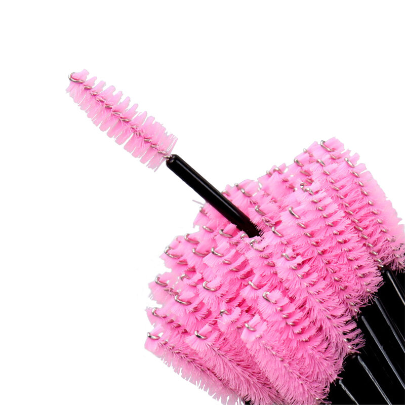 100 pçs descartável mini escovas de cílios rímel smudge ferramenta lash extensão suprimentos escova de sobrancelha cílios sobrancelha maquiagem-ferramentas