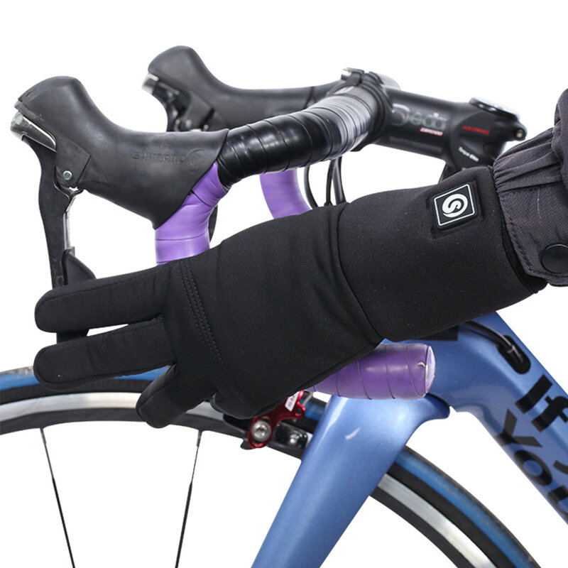 ถุงมือผ้าฝ้าย3M อุ่นมืออุ่นไฟฟ้ากันหนาวกันน้ำสโนว์บอร์ดขี่จักรยานมอเตอร์ไซค์สกีกลางแจ้ง