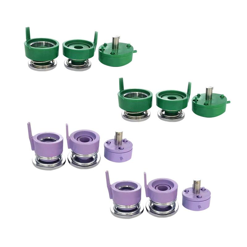 Badge Making for Button Maker Replacement Round Pin Maker Portable 1Set Fittings for Slide Rail DIY Interchangeable Die Mould