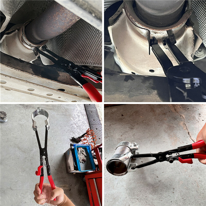 Pipa Knalpot Mobil C Penjepit Penghilang Plier Penyebar Tang Retrofit Pembongkaran Plier Alat Perbaikan Khusus Otomatis