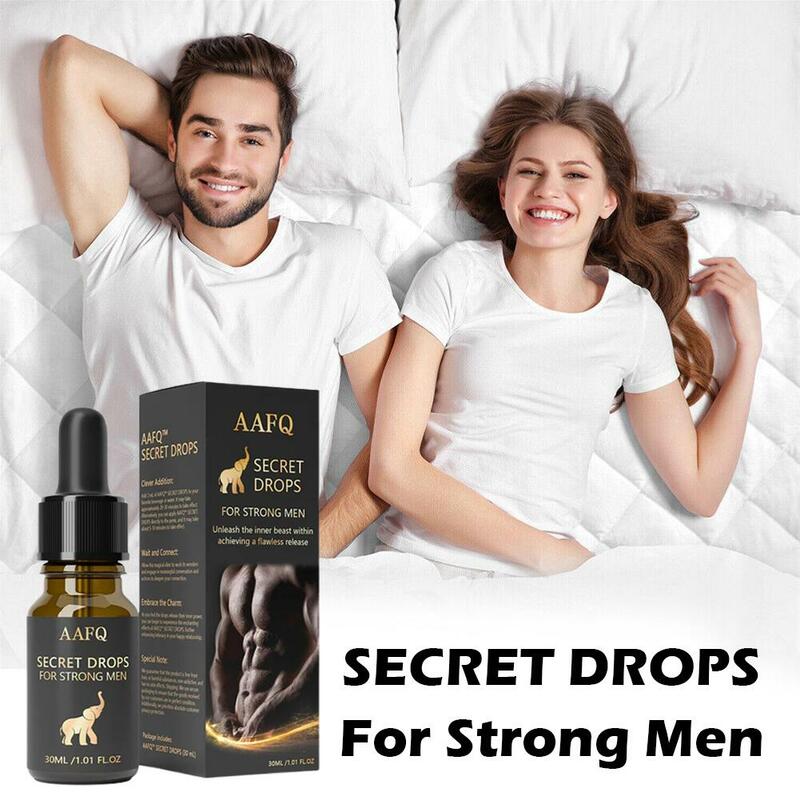 Gotas secretas para hombres fuertes y potentes, gotas felices para mejorar la sensibilidad, liberación de estrés y ansiedad, 30ml, 2 piezas