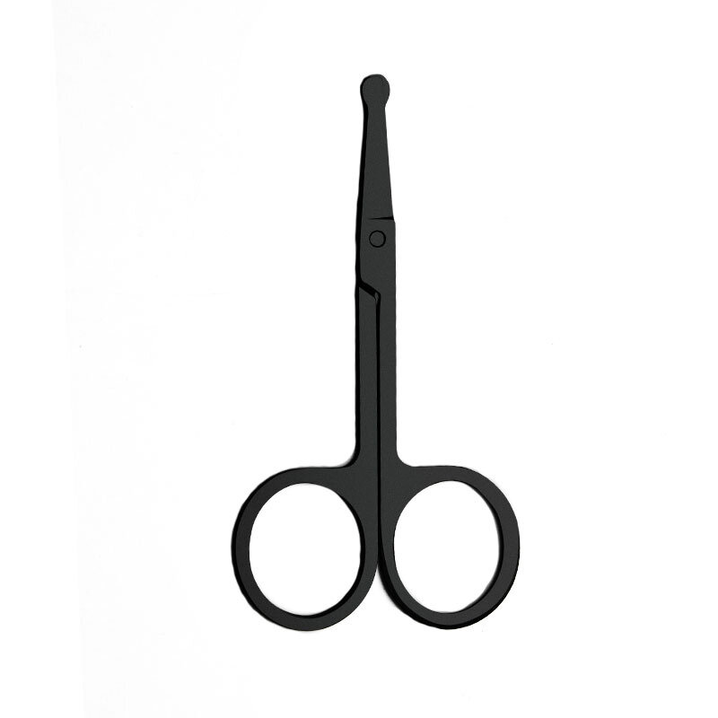 Nose Hair Scissors Stainless Steel Beauty Trimmer Hair Trimmer Portable Ergonomics Nose Hair Cutter taglia peli naso orecchie