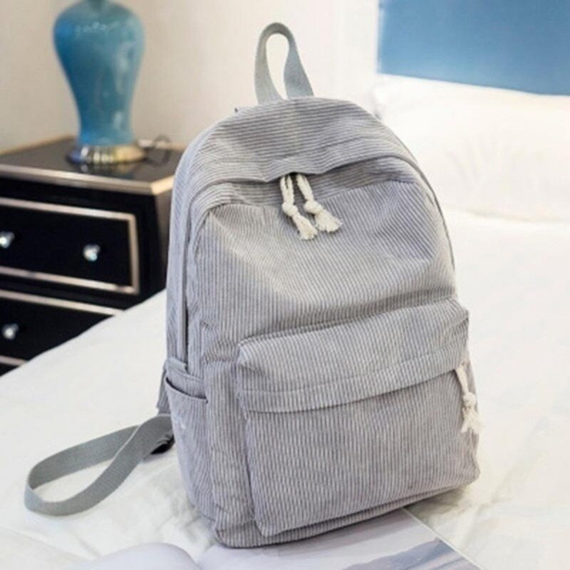 Mochila con múltiples bolsillos para mujer, bolso de viaje informal, mochila escolar de alta calidad para adolescentes, Color sólido