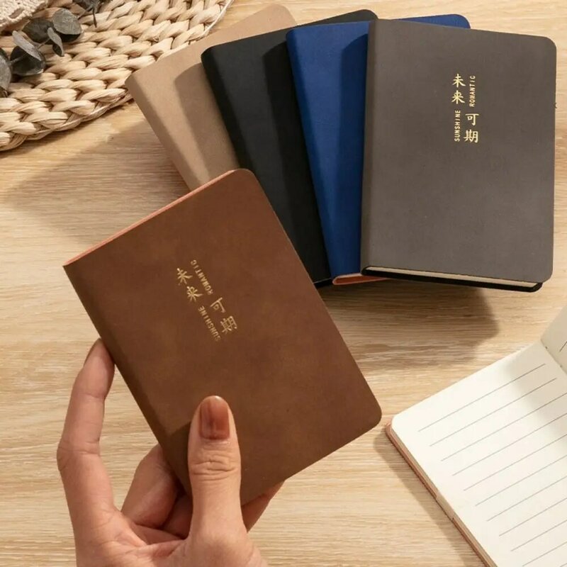 Mini Notebook Portátil de Bolso para Estudantes, Notepad, Memo, Diário, Planejador, Papel de Escrita, Escola, Material de Escritório, A7, 1 Pc