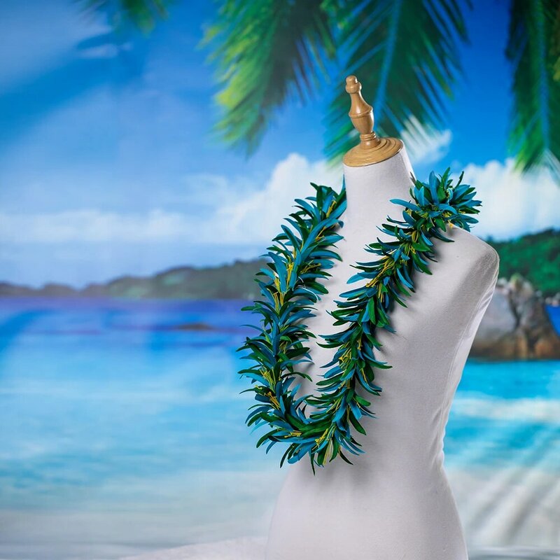 Leis – collier en velours artificiel, araignée et fleur de lys, fait à la main, pour la danse Hula, guirlande de fête hawaïenne, 2023