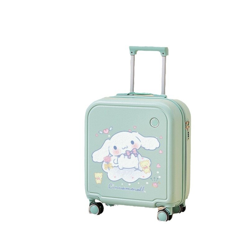 귀여운 만화 어린이 여행 가방, 소형 경량 트롤리 케이스, 탑승 암호 여행 가방, 도구 상자, 바퀴가 달린 여행 가방