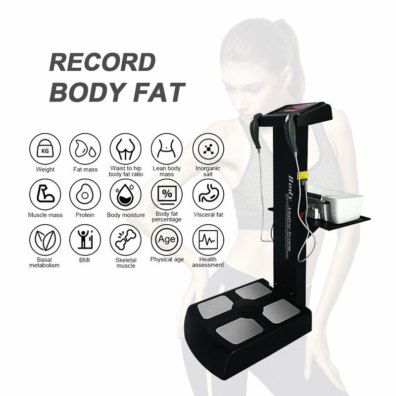 Analizador de composición corporal profesional, instrumento de medición corporal inteligente, estética, prueba de grasa, máquina de análisis de elementos corporales