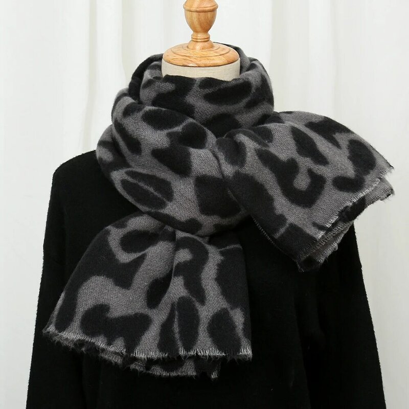 Luxury Winter Cashmere Scarf Women 2022 Design Warm Pashmina Blanket Scarves for Ladies Female Shawl Wraps Thick Foulard Bufanda