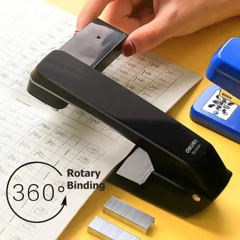 360 degrees  rotate stapler 20 pages Bindable With Staples 24/6 24/8 Multi-position Book Binding Tools