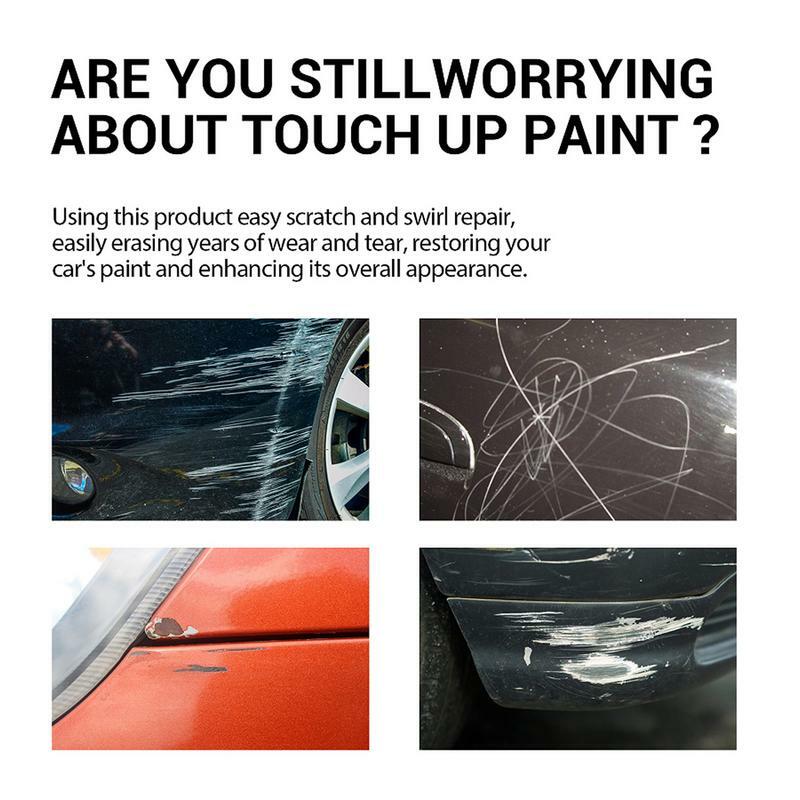 Car Scratch Swirl Remover Polish Wax and Rubbing Compound to Restore Paint Cut Costs and Repair Scratches on Car RV Motorcycle