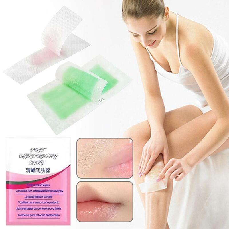 Face Wax Strips Hair Removal Tool For Caring Face Eyebrow Upper Lip Cheek Chin Middle Brow Mustache Women Beauty Tools E8P4