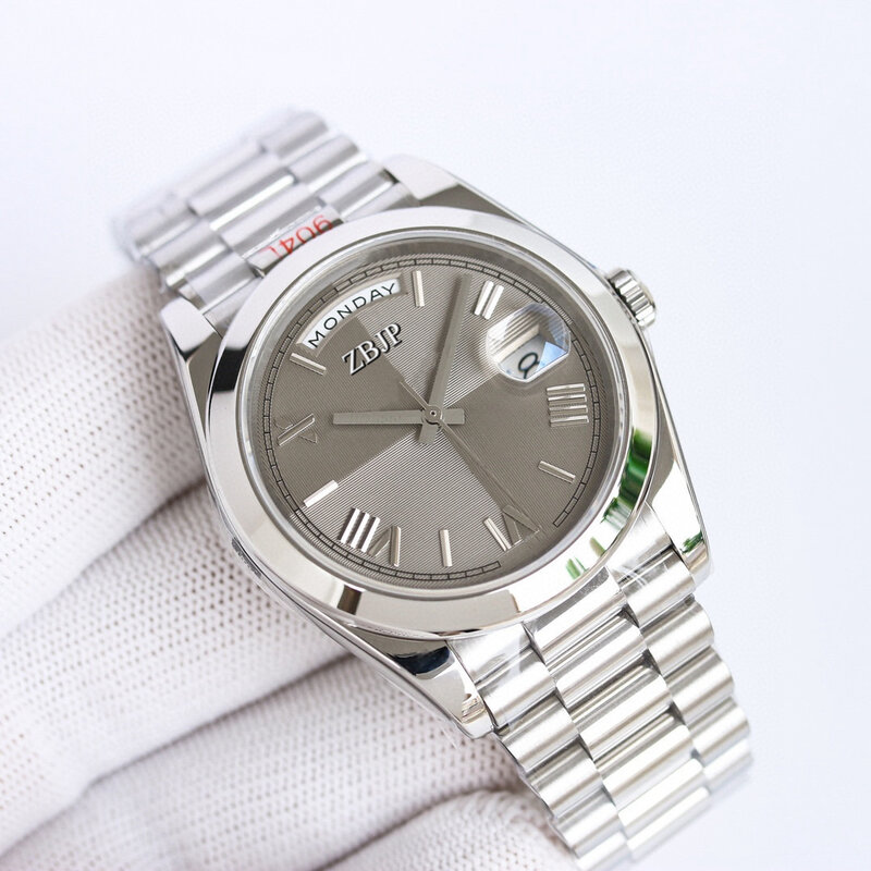 Customized 40MM Top Brand Men's Automatic Mechanical Watch Luxury Sapphire Glass Waterproof MIYOTA8215 Stainless Steel Watch