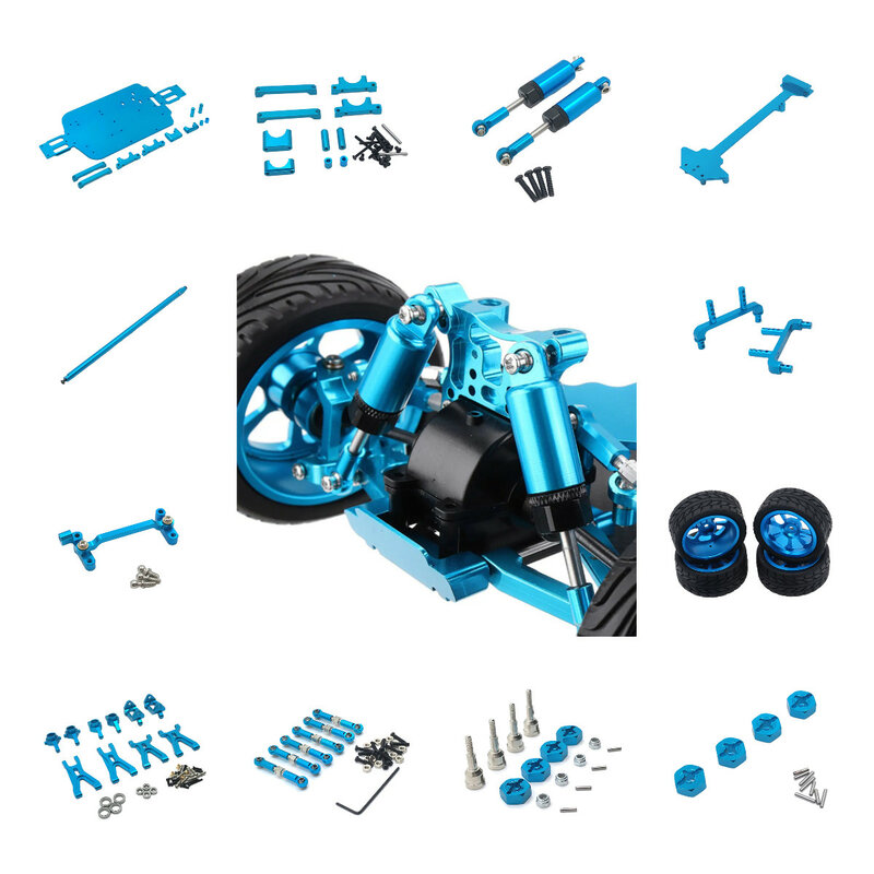 WLtoys A949 A959 A969 A979 Motor A949-32 1/18 RC Car spare Parts Car Bottom A949-23/A959-B-27 Upgrade Metal Differential Parts