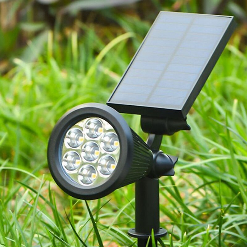 Solar Lamp Outdoor Lights Changing Ground Gardening Garden Light Waterproof Landscape Spotlights Garden Decoration Easy To Use