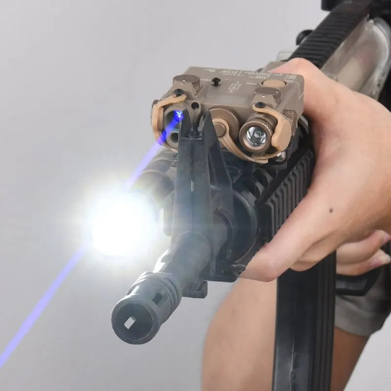Wadsn DBAL-A2บอกจุดแสงเลเซอร์สีเขียวแดงน้ำเงิน M300ไฟฉายทรงพลังปืนอัดลมอาวุธล่าสัตว์