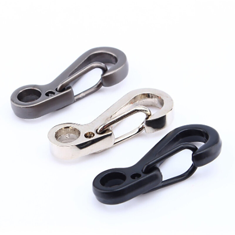 Mini-Schnalle klassische und einfache Mini-Feder schnalle schnell hängende Schlüssel bund Schlüssel ring edc Ausrüstung