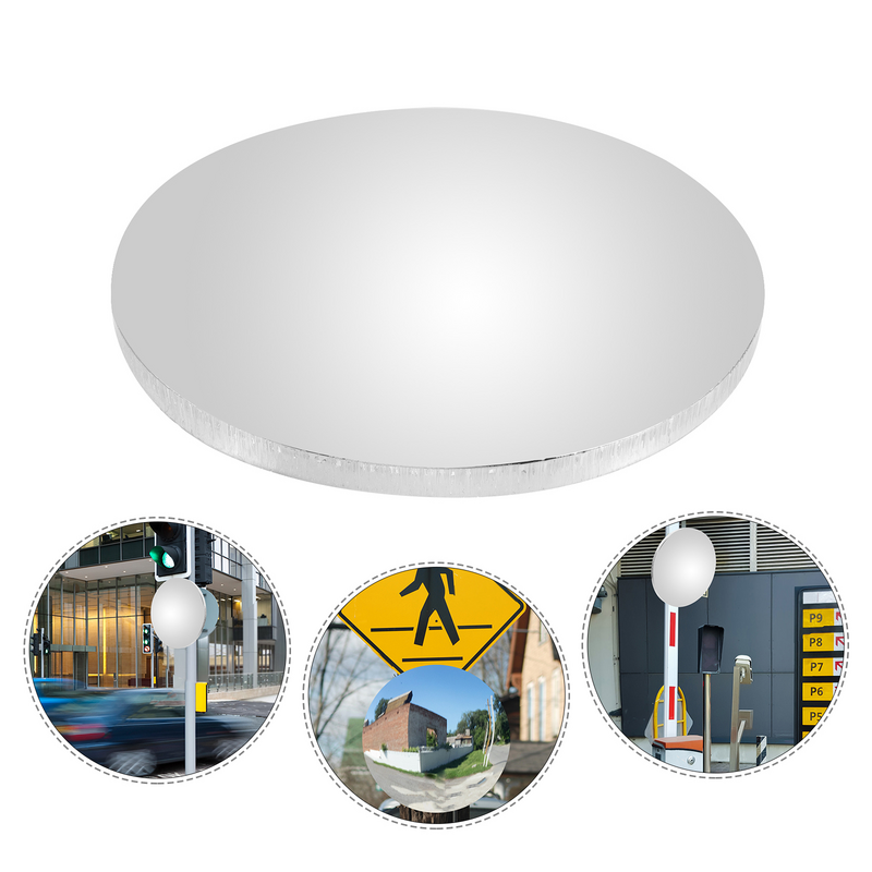 Convex Traffic Mirror Anti-theft Thicken Outdoor Mirrors Garage Parking Assist Wide-angle Plastic Road Safety Corner