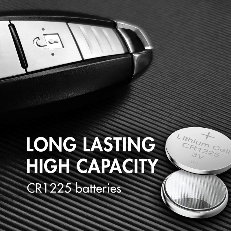 2-50pcs 3v Lithium Battery CR1225 Bulk Compatible with DL1225 BR1225 KL1225 L1225 ECR1225 KCR1225 for calculator Watch Car key