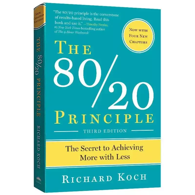 The 80/20 Principle By Richard Koch The Secret to Achieving More with Less Novel Paperback In English Libros Livros