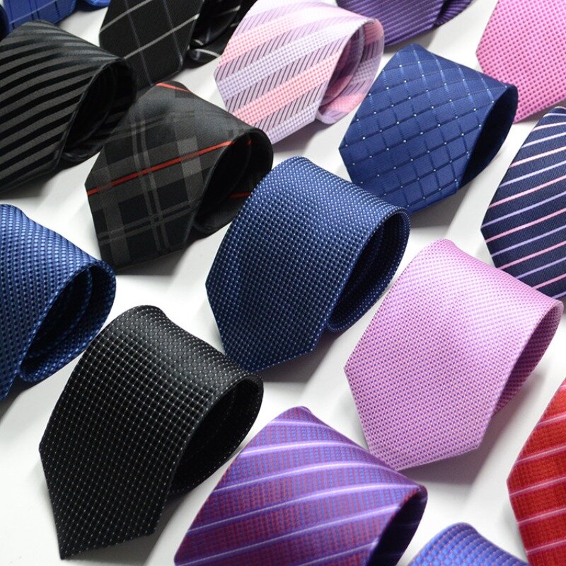 Cravates Jacquard Solides pour Hommes, 67 Styles, 8cm, à Rayures, Fleurs, Accessoires de la raq, 03/Wear, Craings.com, Cadeau de ixde Mariage