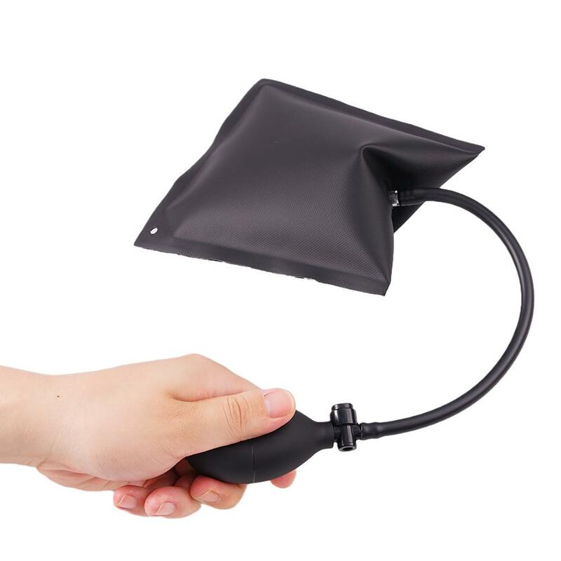 4pcs Black Air Pump Bag Wedge Cushion Automotive Car Inflatable Shims Hand Tools