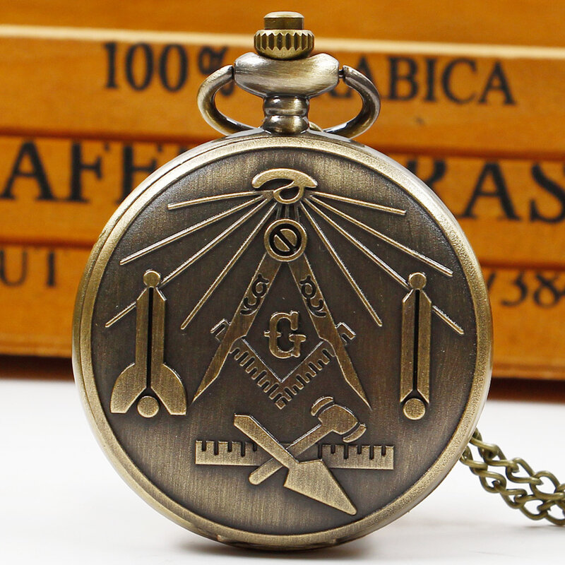 Collar de reloj de bolsillo de cuarzo militar Vintage con colgante de diseño de edad, cadena de reloj FOB, regalo