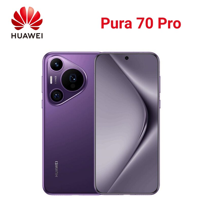 HUAWEI-Pura 70 Pro Smartphone, Celular, HarmonyOS 4.2,6.8 ", 12GB de RAM, 1TB ROM, Câmera 50MP, Rede 5G, Bateria 5050mAh